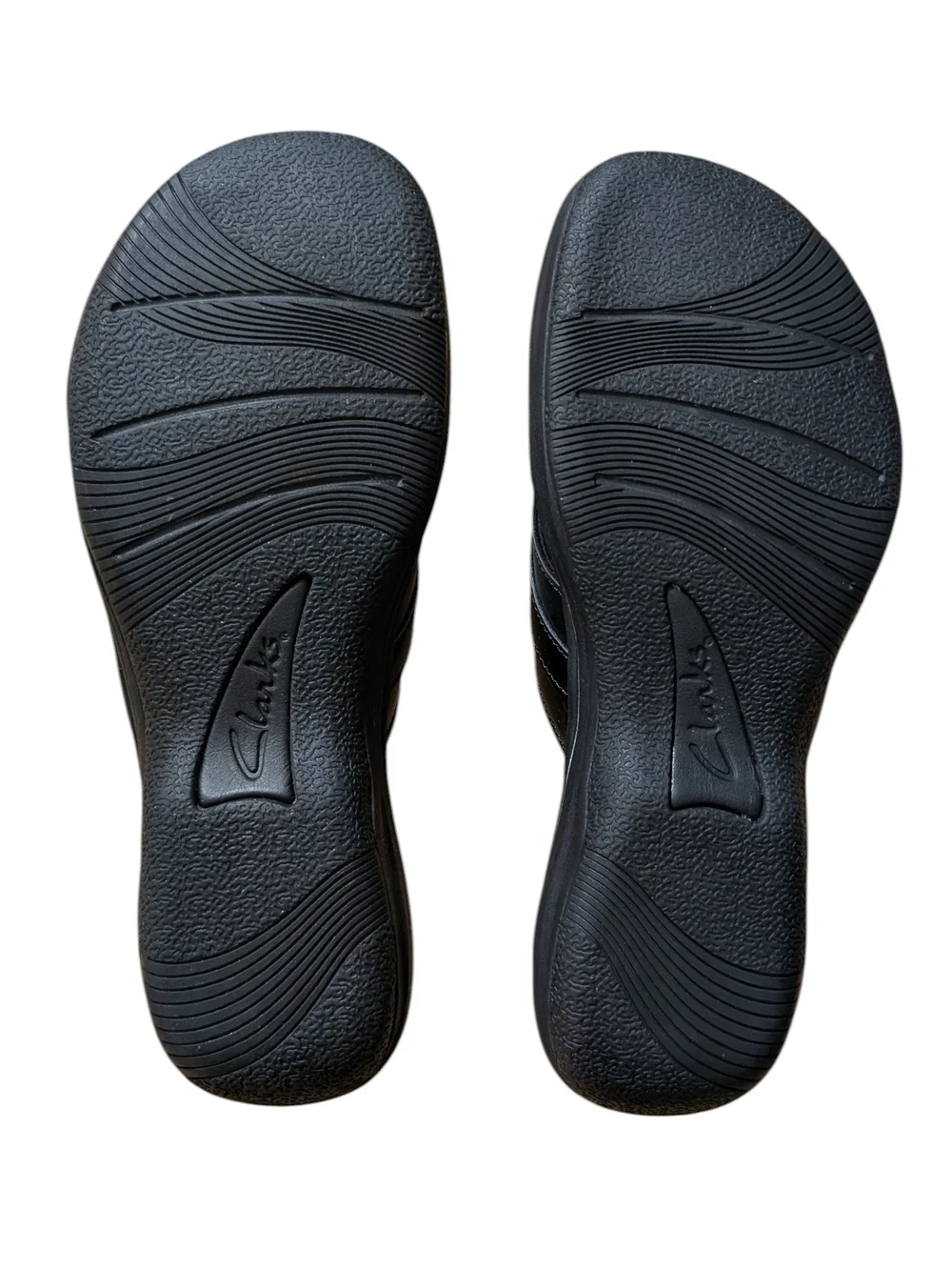 New-Clarks Cloudsteppers Brinkley Flora Black Patent Leather With Flower - Picture 4 of 5